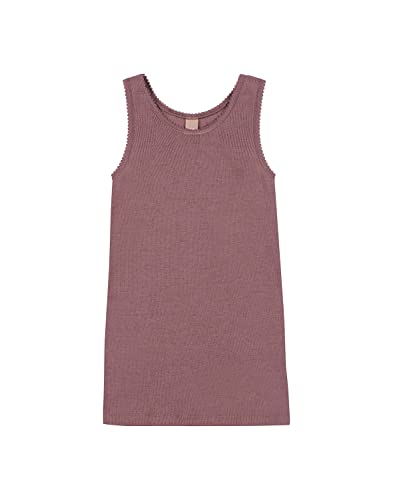 Dilling Tank Top aus natürlicher Merinowolle für Kinder Fuchsia von Dilling