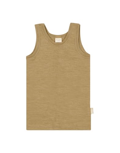 Dilling Tank Top aus natürlicher Merinowolle für Kinder - Wüstengras 122/128 von Dilling
