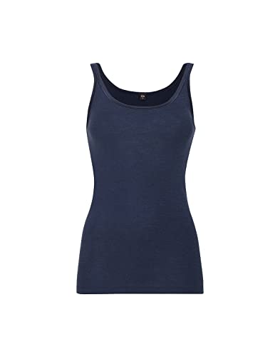 Dilling Top aus 100% natürlicher Merinowolle für Damen Navy 38 von Dilling