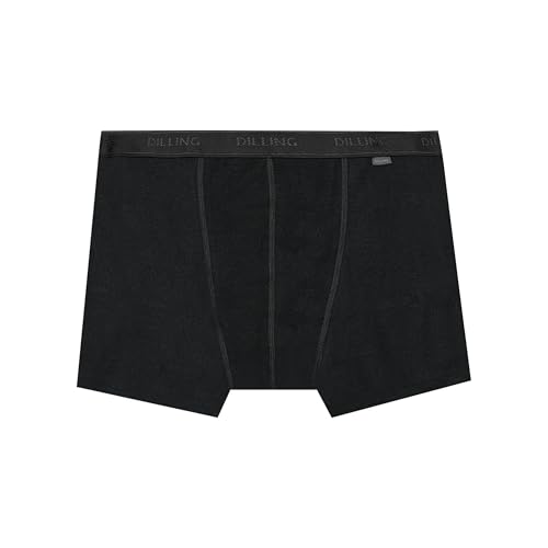 Dilling große Größen - Boxershorts für Herren aus 100% Bio-Merinowolle Schwarz 3XL von Dilling