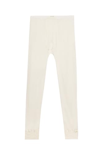 Dilling große Größen: Lange Herren Unterhosen aus Merinowolle - Natur 3XL von Dilling