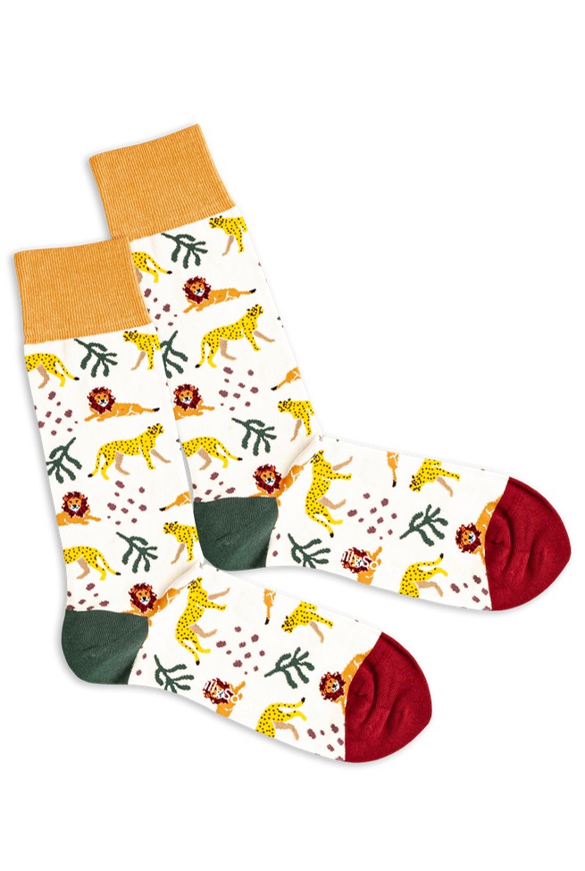 CATS OF PREY | DillySocks | vegane Socken | mehrfarbig 36-40 von DillySocks