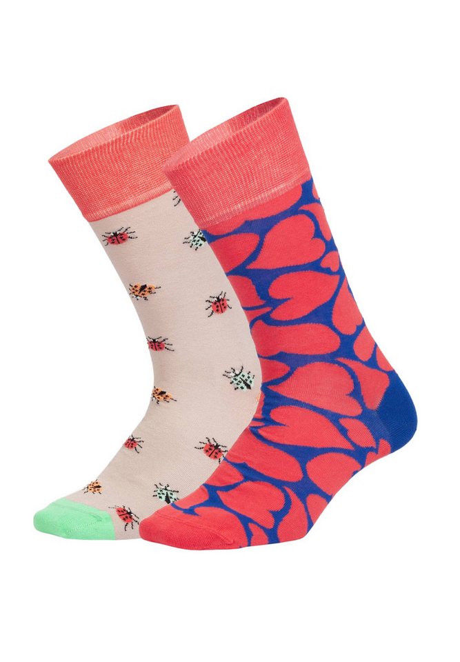 DillySocks Basicsocken Beetle Love Aus Baumwolle & recyceltem Polyamid von DillySocks