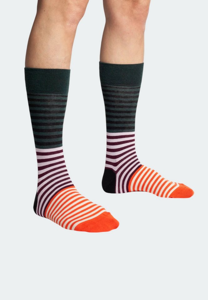 DillySocks Basicsocken Breakfast Club aus nachhaltiger Baumwolle & recyceltem Polyamid von DillySocks