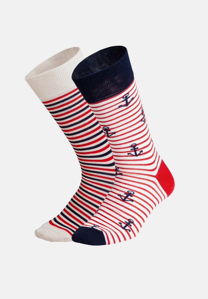 DillySocks Basicsocken French Riviera Aus Baumwolle & recyceltem Polyamid von DillySocks