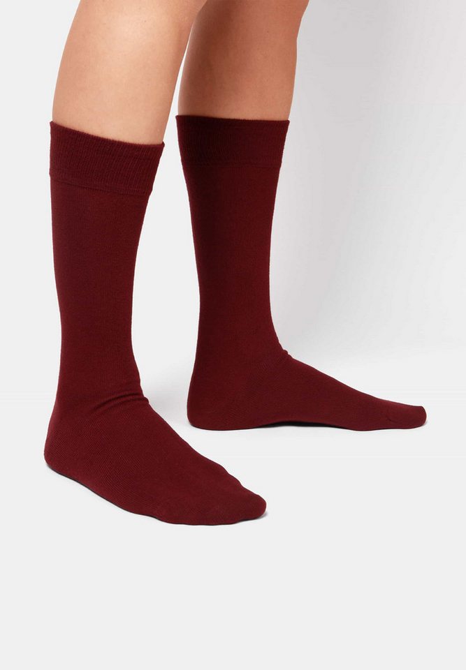 DillySocks Basicsocken One Color Smooth aus nachhaltiger Baumwolle von DillySocks