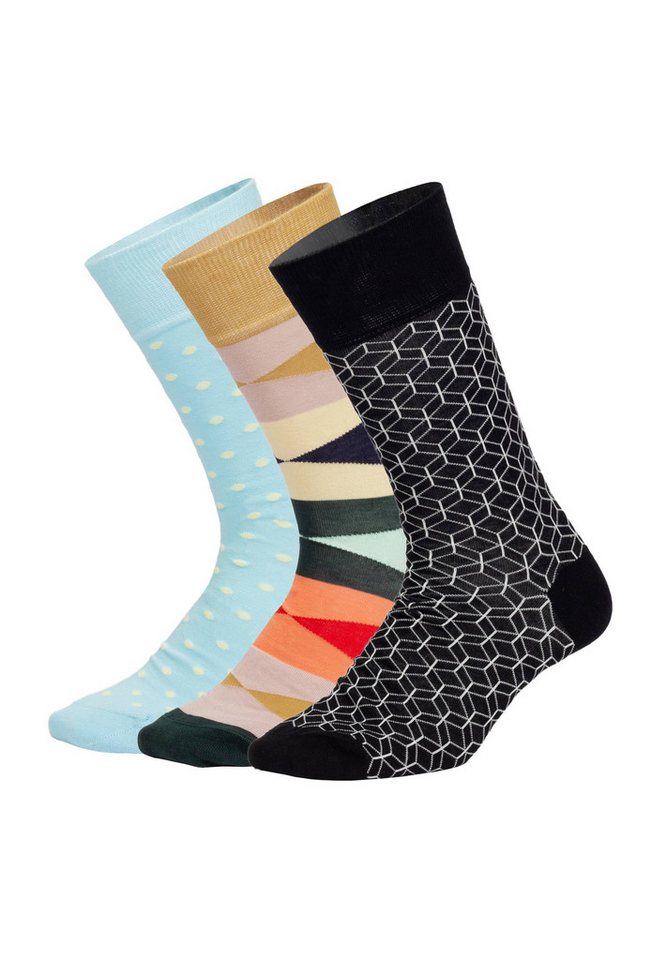 DillySocks Basicsocken Various Shapes Aus Baumwolle & recyceltem Polyamid von DillySocks