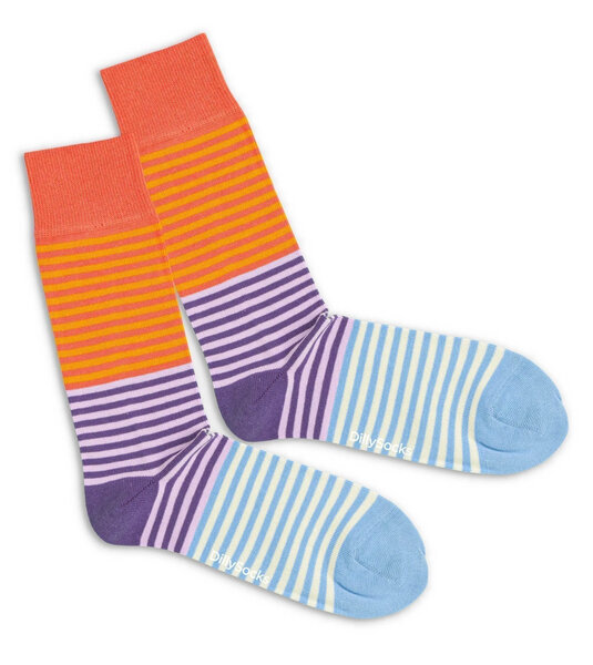 DillySocks Bunte Ringelsocken aus Biobaumwoll-Mix von DillySocks