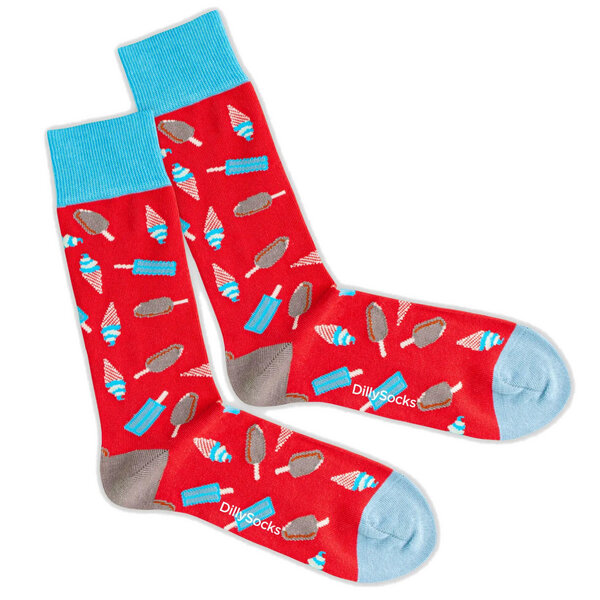 DillySocks Bunte Socken aus Bio-Baumwoll - Mix von DillySocks