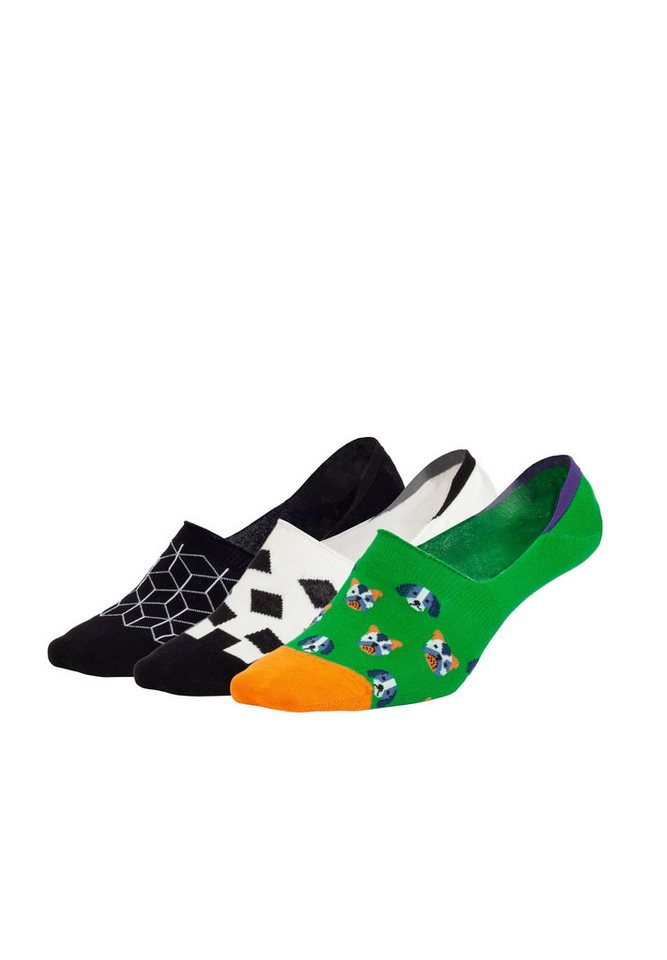 DillySocks Füßlinge Hidden Dog Geometrics Aus Baumwolle & recyceltem Polyamid von DillySocks