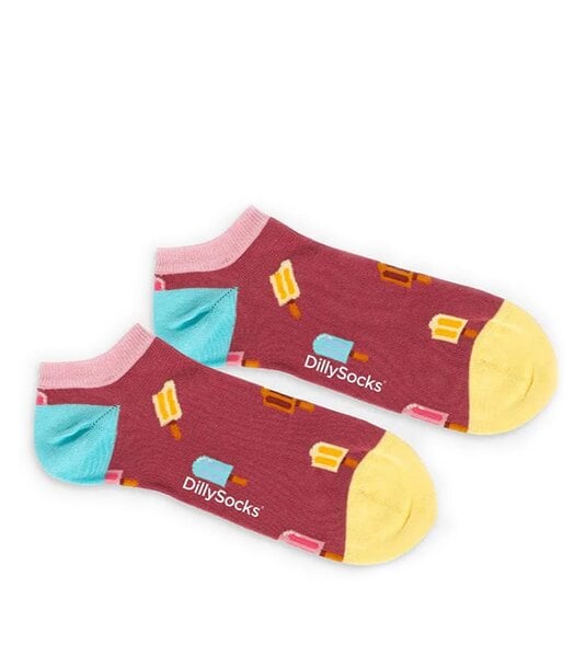 DillySocks Kurze Socken We All Scream For Ice Cream aus Biobaumwoll-Mix von DillySocks