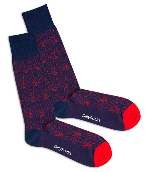 DillySocks Premium High Rise Socken aus Biobaumwoll-Mix von DillySocks