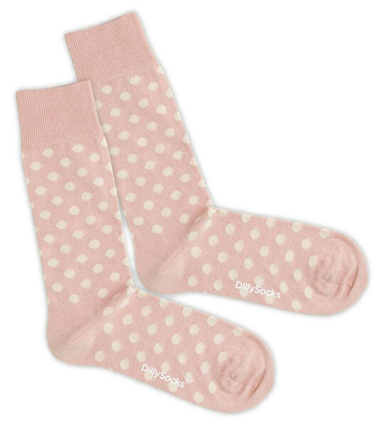 DillySocks Pünktchen Socken aus Biobaumwoll-Mix von DillySocks