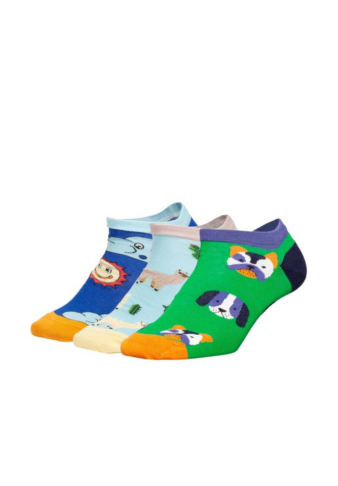 DillySocks Sneakersocken Short Fluffy Weather Aus Baumwolle & recyceltem Polyamid von DillySocks