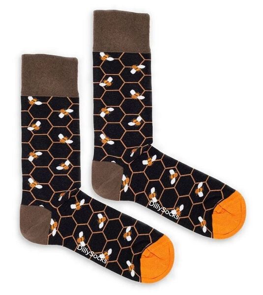 DillySocks Socken Bee Haven aus Biobaumwoll-Mix von DillySocks