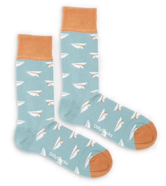 DillySocks Socken Folded Flights aus Biobaumwoll-Mix von DillySocks