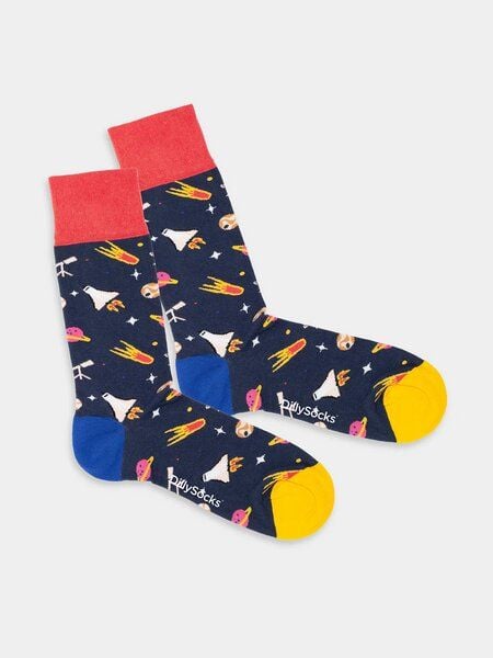 DillySocks Socken Galactic Adventure aus Biobaumwoll-Mix von DillySocks