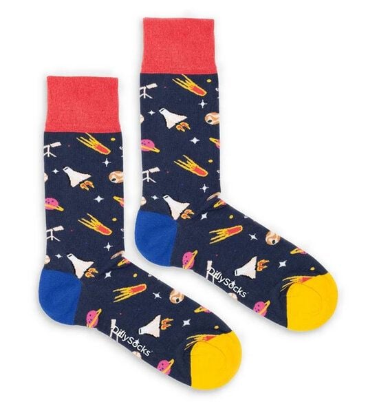 DillySocks Socken Galactic Adventure aus Biobaumwoll-Mix DillySocks Socken Galactic Adventure aus Biobaumwoll-Mix von DillySocks