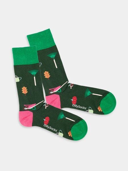 DillySocks Socken Garden Glow aus Biobaumwoll-Mix von DillySocks