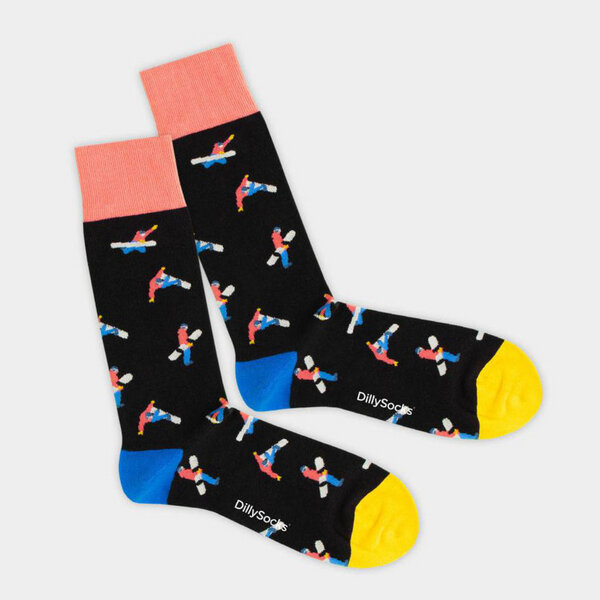 DillySocks Socken Goofy aus Biobaumwoll-Mix von DillySocks