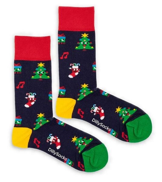 DillySocks Socken Jolly Tunes aus Biobaumwoll-Mix von DillySocks