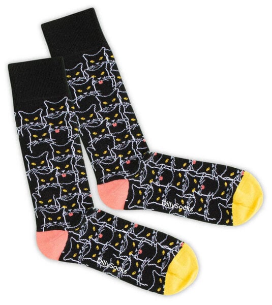 DillySocks Socken Kitty Chat aus Biobaumwoll-Mix von DillySocks