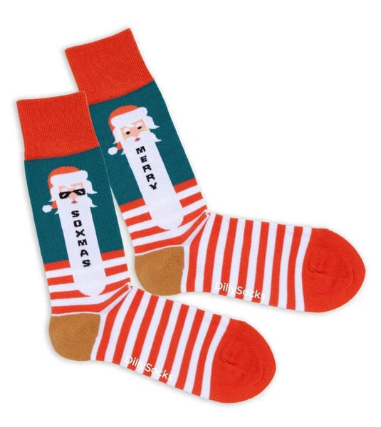 DillySocks Socken Merry Soxmas aus Biobaumwoll-Mix von DillySocks