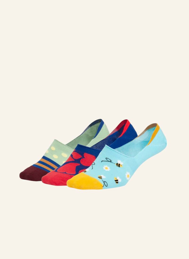 Dillysocks Füßlinge Hidden Bee Love braun von DillySocks