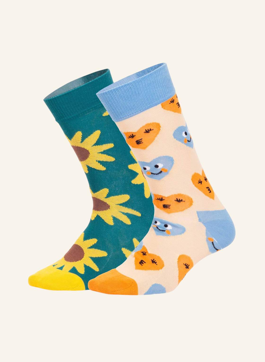 Dillysocks Socken Sunflower Smiles braun von DillySocks