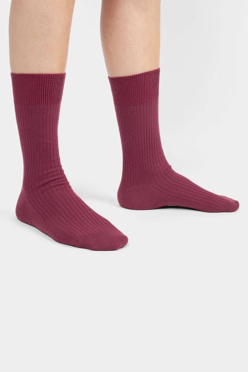 Socken Ribbed One Color von DillySocks