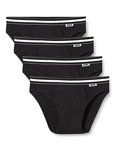 Dim Slip Ecodim Baumwolle Stretch Baumwolle Herren x4, Black, L von DIM