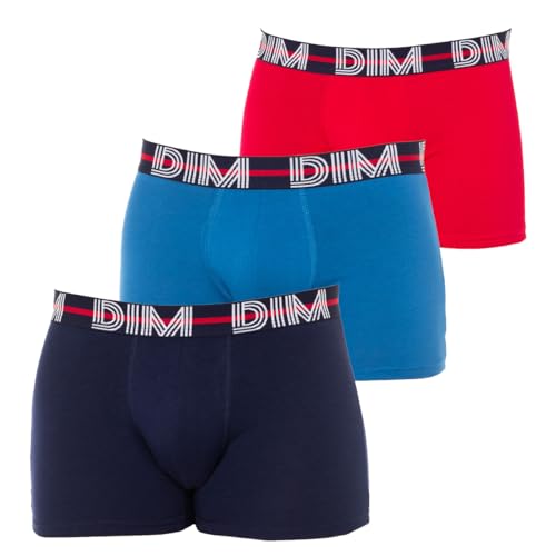 Dim Boxershorts Aus Stretch-Baumwolle Powerful Herren x3, Multicolor, XL von DIM