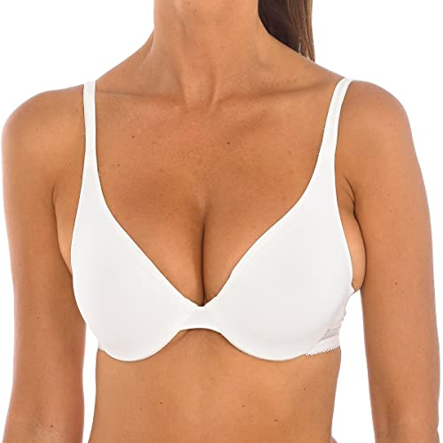 Dim Bh Bügel Invisifree Damen x1, Off-White, 75B von DIM