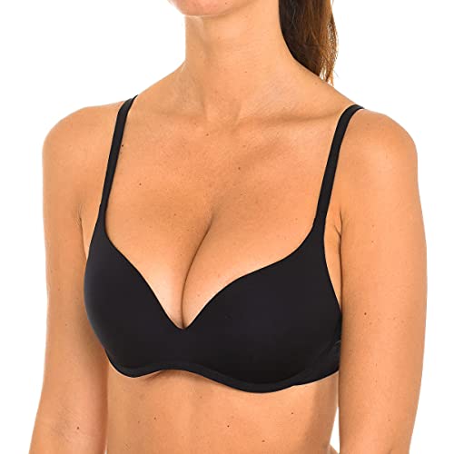 Dim Bh Push-Up Ohne Bügel Aus Mikrofaser Damen x1, Black, 70C von DIM