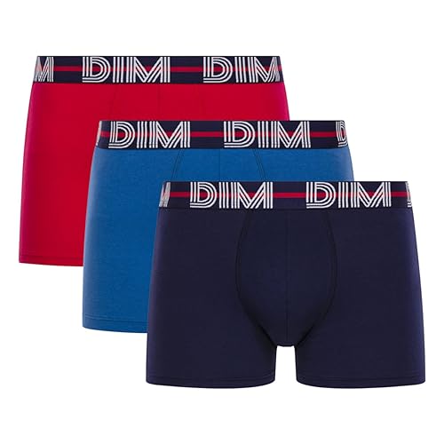 DIM Pack-3-Boxersystem aus atmungsaktivem Stoff D01QU für Herren mit Design für Komfort und Mobilität von DIM
