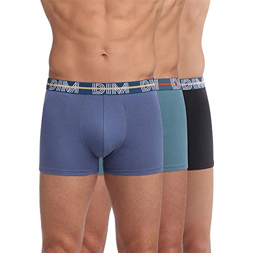 DIM Pack-3-Boxersystem aus atmungsaktivem Stoff D01QU für Herren mit Design für Komfort und Mobilität von DIM