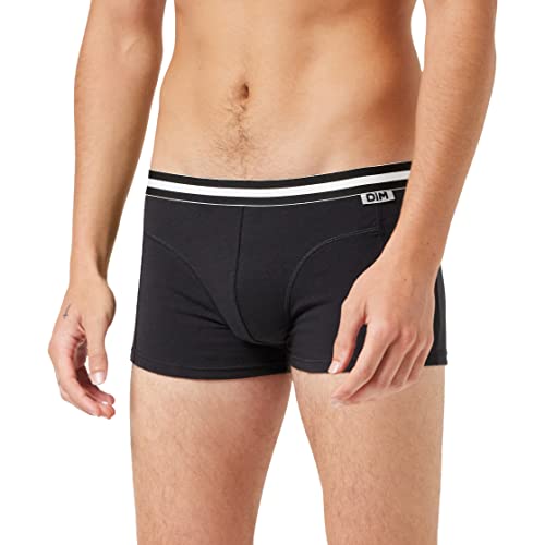 Dim Boxershorts Ecodim Coton Stretch Komfort Herren x4, Black, 3XL von DIM