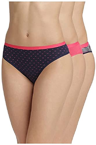 Dim Slip Les Pockets Baumwolle Stretch Baumwolle Damen x3, Pink, M von DIM