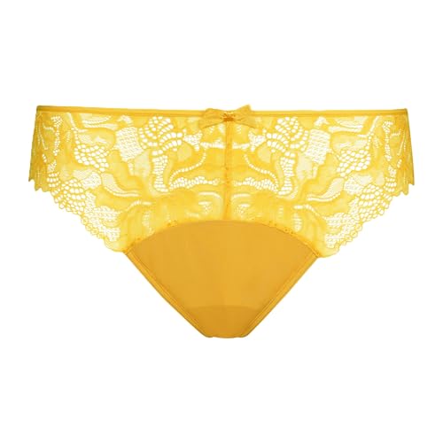 Dim Damen Slip mit Spitze Generous Essentiel x1 Mirabellengelb L von Dim