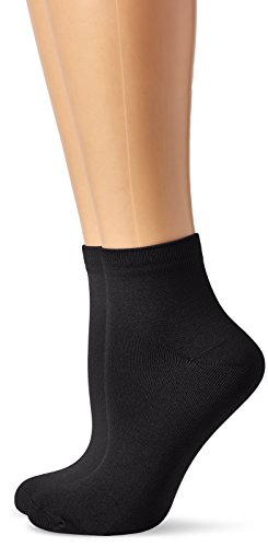 Dim Socken Skin Weich Damen x2, Black, 37/41 von DIM