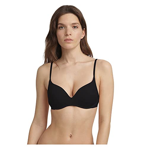 Dim Damen-BH Push-Up Ohne Bügel Invisifree x1 Schwarz 80C von Dim