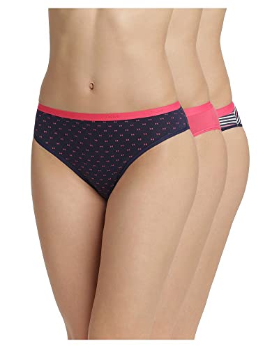 Dim Slip Les Pockets Baumwolle Stretch Baumwolle Damen x3, Pink, M von Dim