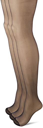 DIM Sublim Voile Brillant Strumpfhose x3 | Transparent | Natürlicher Glanzeffekt | Strapazierfähig und elegant | Verschiedene Farben Schwarz XL von Dim