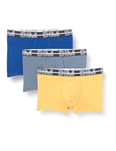 Dim Boxershorts Aus Stretch-Baumwolle Powerful Herren x3, Multicolor, M von DIM