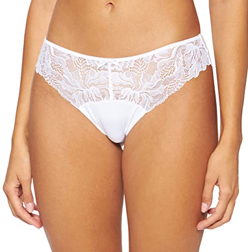 Dim Slip Generous Essentiel Aus Spitze Damen x1, White, S von DIM