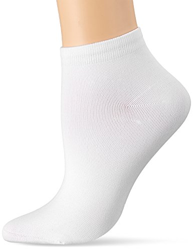 Dim Damen Socken Kurz Skin Effekt Zweite Haut x2 Weiß Einheitsgröße von DIM
