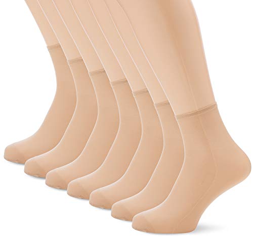 Dim Socken Kurze Socken Beauty Resist Komfort Damen x6, Clear, One Size von DIM