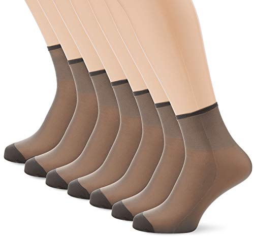 Dim Socken Kurze Socken Beauty Resist Komfort Damen x6, Black, One Size von DIM