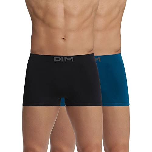 Dim Nahtlose Baumwoll-Boxershorts Für Männer x2 Mitternachtsblau/Schwarz 6 von DIM