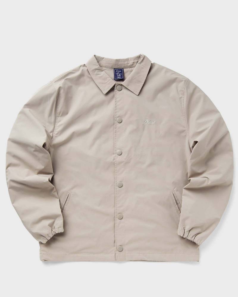 Dime MTL Cursive Coach Jacket men Bomber Jackets beige in Größe:S von Dime MTL